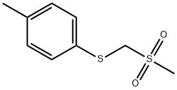 (甲硫基)甲基P-甲苯基砜, 59662-68-9, 结构式
