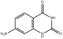 7-氨基喹唑啉-2,4-二酮, 59674-85-0, 结构式