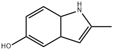 1H-Indol-5-ol, 3a,7a-dihydro-2-methyl- (9CI),596793-72-5,结构式