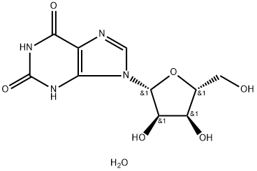 XANTHOSINE DIHYDRATE Struktur