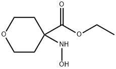 2H-Pyran-4-carboxylicacid,tetrahydro-4-(hydroxyamino)-,ethylester(9CI),596806-74-5,结构式