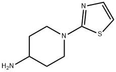 1-(2-Thiazolyl)-4-piperidinamine Struktur