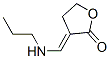2(3H)-Furanone, dihydro-3-[(propylamino)methylene]-, (3E)- (9CI),596818-31-4,结构式