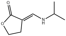 2(3H)-Furanone, dihydro-3-[[(1-methylethyl)amino]methylene]-, (3E)- (9CI) Structure