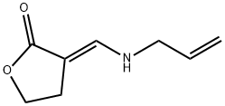 2(3H)-Furanone, dihydro-3-[(2-propenylamino)methylene]-, (3E)- (9CI) Struktur
