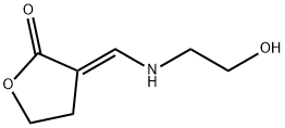 2(3H)-Furanone, dihydro-3-[[(2-hydroxyethyl)amino]methylene]-, (3E)- (9CI),596818-34-7,结构式