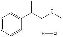 N,beta-Dimethylphenethylamine hydrochloride Struktur