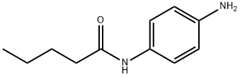 N-(4-アミノフェニル)ペンタンアミド 化学構造式