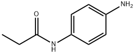 N-(4-アミノフェニル)プロパンアミド 化学構造式