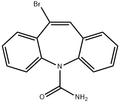 10-ブロモカルバマゼピン 化学構造式
