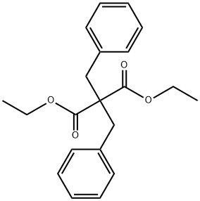 DIETHYL DIBENZYLMALONATE 结构式