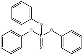 TRIPHENYL PHOSPHOROTHIONATE Struktur