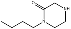 1-ブチルピペラジン-2-オン 化学構造式