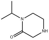 1-イソプロピルピペラジン-2-オン 化学構造式
