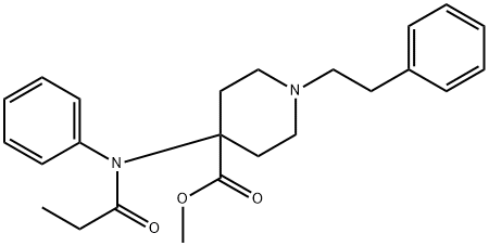 カルフェンタニル 化学構造式
