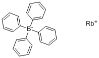 四苯基硼酸铷,5971-93-7,结构式
