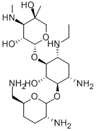 エチミシン 化学構造式