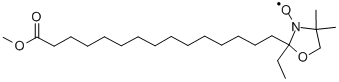 2-ETHYL-2-(15-METHOXY-15-OXOPENTADECYL)-4,4-DIMETHYL-3-OXAZOLIDINYLOXY Structure