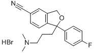 Citalopram hydrobromide Structure