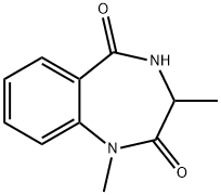 1,3-dimethyl-3,4-dihydro-1H-1,4-benzodiazepine-2,5-dione(SALTDATA: FREE) Struktur