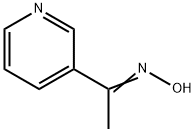1-(ピリジン-3-イル)エタノンオキシム 化学構造式