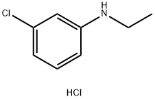 3-CHLORO-N-ETHYLBENZENAMINE HYDROCHLORIDE Struktur