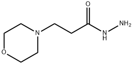 3-MORPHOLIN-4-YL-PROPIONIC ACID HYDRAZIDE Structure