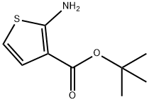 2-AMINOTHIOPHENE-3-CARBOXYLIC ACID T-BUTYL ESTER Struktur