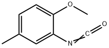 2-メトキシ-5-メチルフェニルイソシアナート 化学構造式