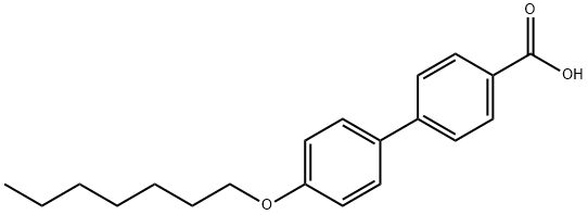 4-(HEPTYLOXY)-4'-BIPHENYLCARBOXYLIC ACID Struktur