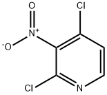 2,4-ジクロロ-3-ニトロピリジン 化学構造式