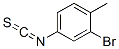 Benzene, 2-bromo-4-isothiocyanato-1-methyl- (9CI) Structure