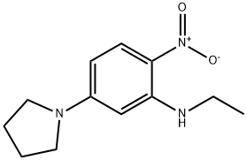 Benzenamine, N-ethyl-2-nitro-5-(1-pyrrolidinyl)- (9CI)|