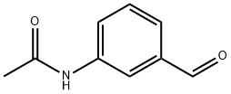 3-(アセチルアミノ)ベンズアルデヒド 化学構造式