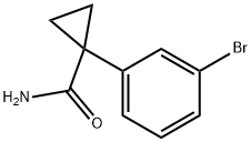 1-(3-BroMophenyl)cyclopropane-1-carboxaMide, 597563-13-8, 结构式