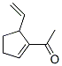 Ethanone, 1-(5-ethenyl-1-cyclopenten-1-yl)- (9CI) Structure