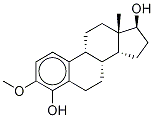 3-Methoxyestra-1,3,5(10)-triene-4,17β-diol Structure