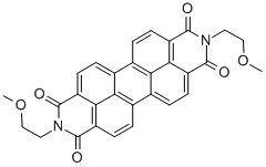 N,N'-DI(2-METHOXYETHYL)-PERYLENE-TETRACARBONIC ACID, DIAMIDE Struktur