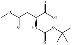 BOC-L-アスパラギン酸4-メチルエステル 化学構造式