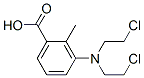 3-[Bis(2-chloroethyl)amino]-o-toluic acid Structure