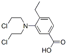 3-[Bis(2-chloroethyl)amino]-4-ethylbenzoic acid 结构式