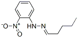 Valeraldehyde (2-nitrophenyl)hydrazone Structure