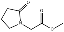 2-オキソ-1-ピロリジン酢酸 メチル 化学構造式