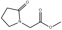 2-OXO-1-PYRROLIDINEACETIC ACID METHYL ESTER Structure