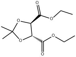 (4R,5R)-4,5-DIETHOXYCARBONYL-2,2-DIMETHYL DIOXOLANE Structure