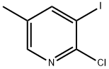 2-クロロ-3-ヨード-5-メチルピリジン 化学構造式
