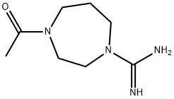 4-ACETYL-[1,4]-DIAZEPANE-1-CARBOXAMIDINE Structure