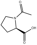 N-乙酰-D-脯氨酸 结构式