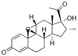 (9beta,11beta,16alpha)-9,11-Epoxy-17-hydroxy-16-methylpregna-1,4-diene-3,20-dione Structure