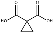 1,1-Cyclopropanedicarboxylic acid Structure